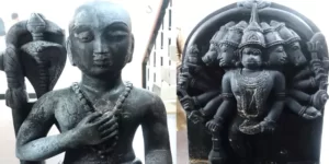 Two Ancient Stone Idols found @Pattinapakkam,Chennai